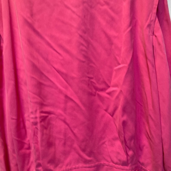 Lauren Ralph Lauren new with tags 100% silk full zip jacket! Size Large! Pink! - Picture 10 of 14